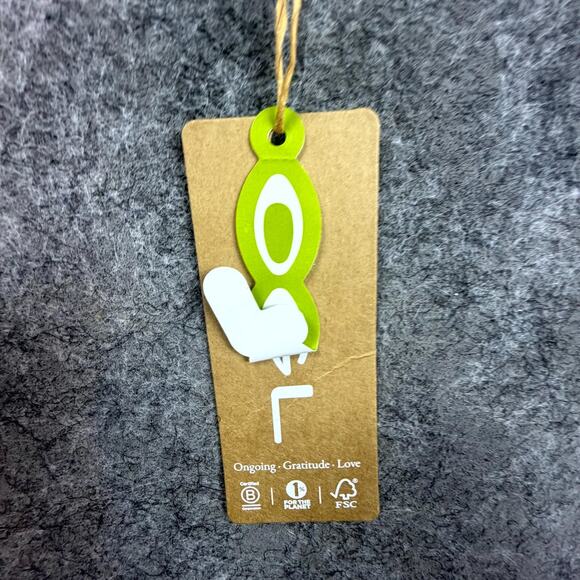 OGL Move Brami Top Womens Small Smoky Navy Lyocell Wool Banded Hem Built in Bra - Picture 5 of 7